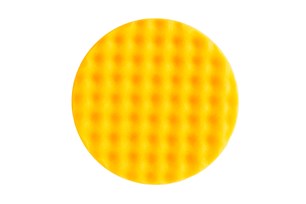 Foam Polishing Pad 6 x 1 Yellow Waffle, 1/Pkg