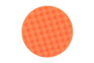 Foam Polishing Pad 6 x 1 Orange Waffle, 2/Pkg