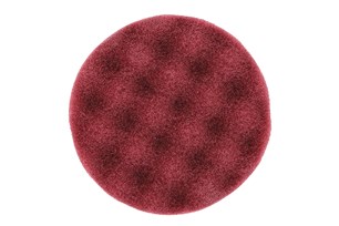 Foam Polishing Pad 3.25x1 Burgundy Waffle,20/Pkg